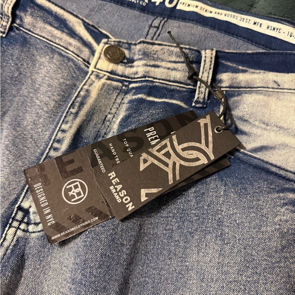 Reason Premium Denim Jeans men’s size 40 x 32 - Picture 8 of 15